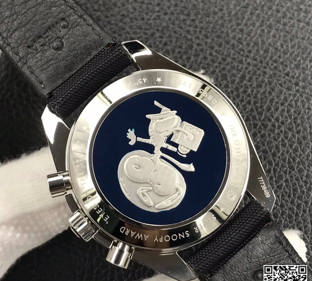 Omega Speedmaster Snoopy Award 311.32.42.30.04.003 OM Factory 1:1 Best Edition Replica Watch V2 Black Strap